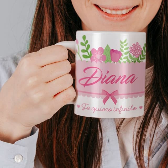 Taza cerámica personalizada Te quiero infinito