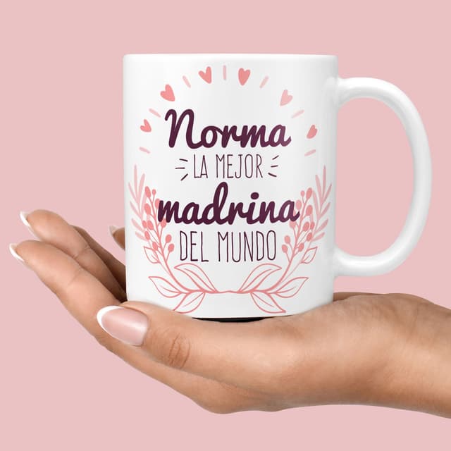 Taza cerámica La mejor Madrina del mundo