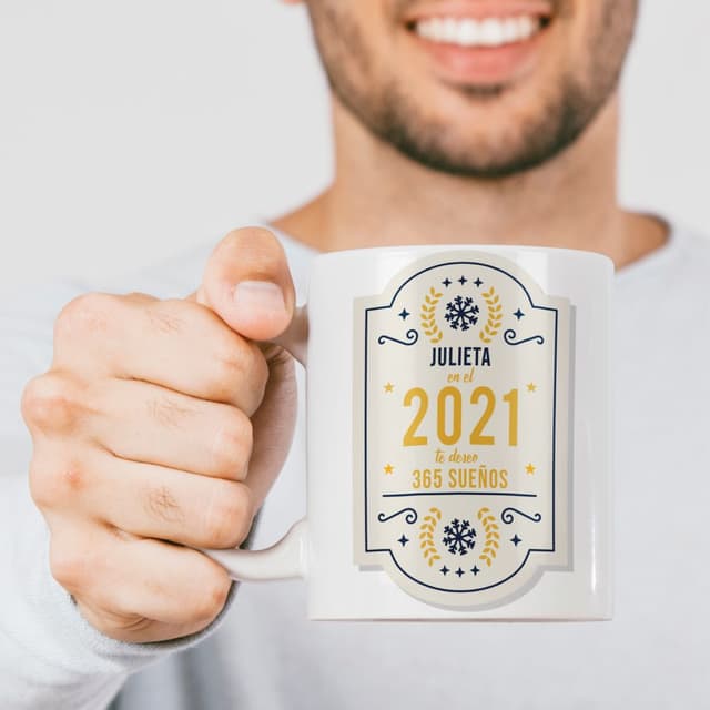 Taza cerámica personalizada 365 sueños
