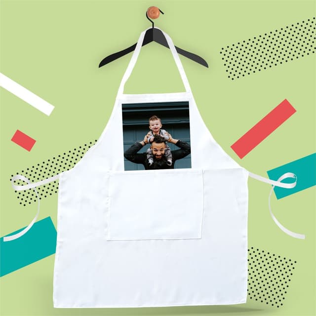Delantal de cocina con foto
