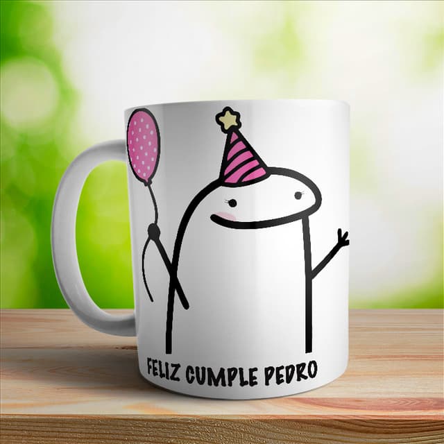 Taza personalizada Flork Feliz cumple