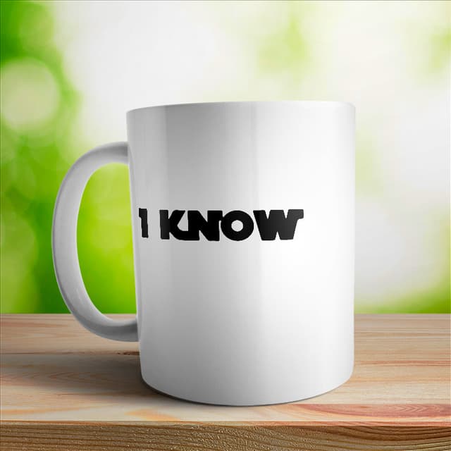 Taza Star wars - I know