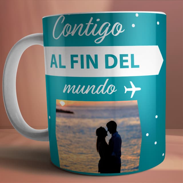Taza para viajeros con foto