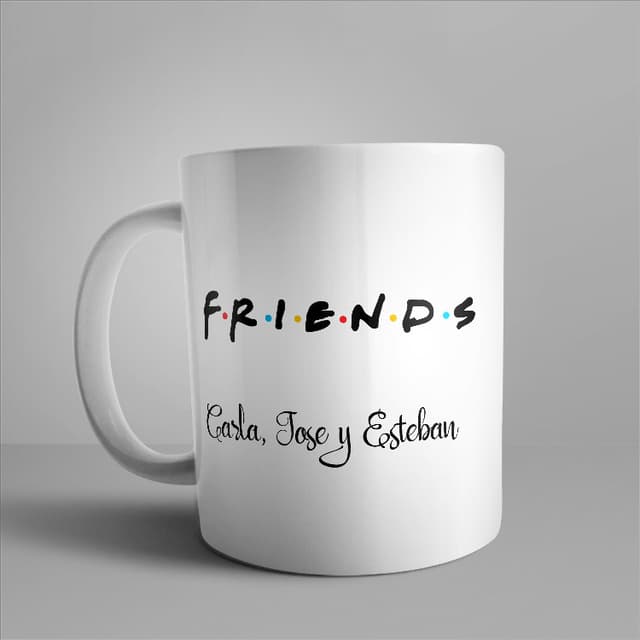 Taza friends personalizada