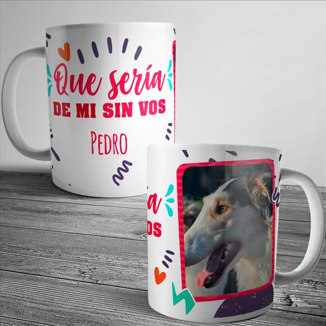 Taza para amigos que seria de mi sin vos