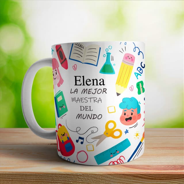 Taza la mejor maestra del mundo