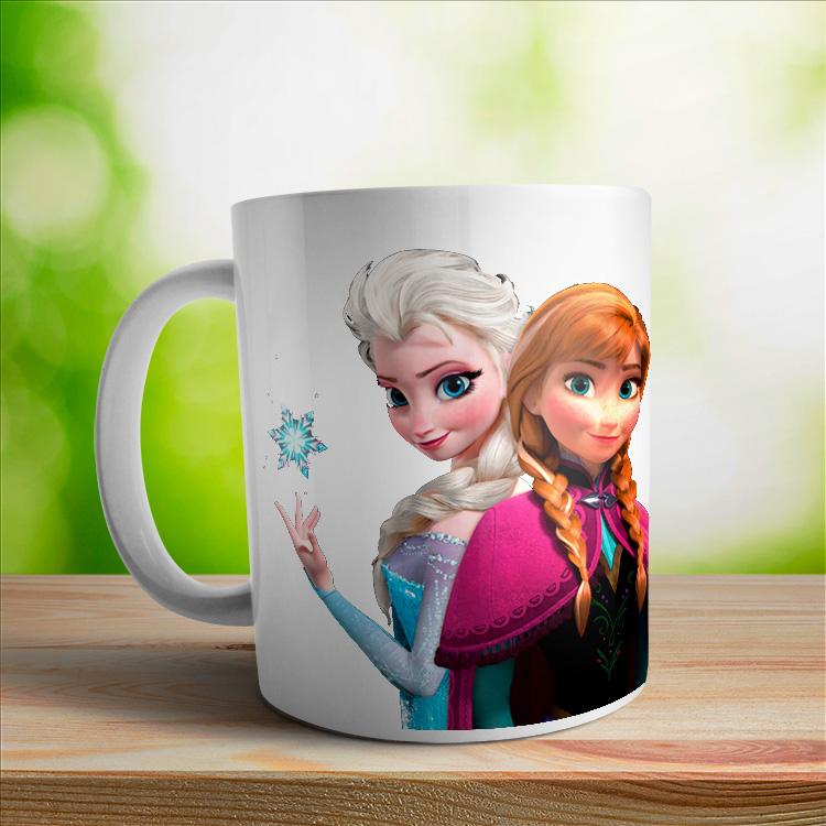 Taza Elsa y Ana de Frozen - 0