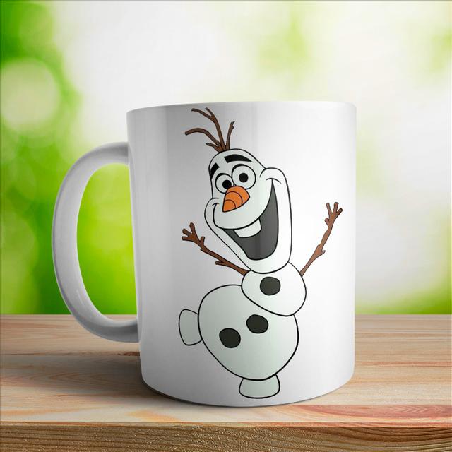 Taza de Olaf de Frozen sonriente